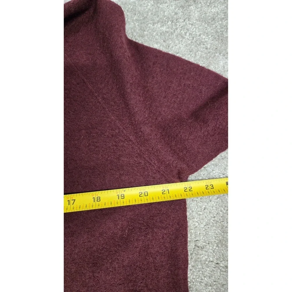 Banana Republic BR Sport Wool Blend Crewneck Sweater Burgundy Men's‎ Size L